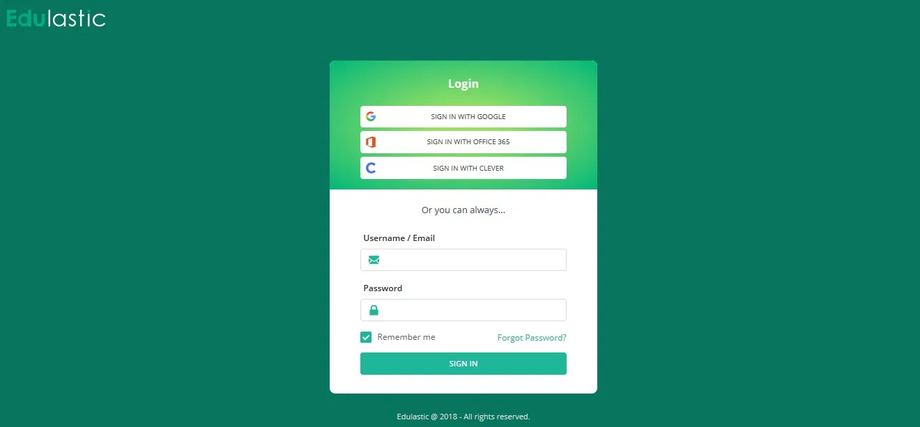 Edulastic Student Login with Clever